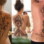 Back henna tattoo designs
