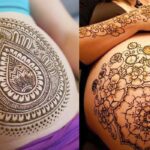 belly henna tattoo designs
