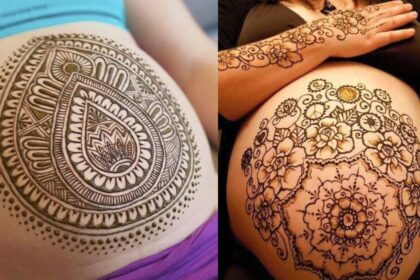 belly henna tattoo designs