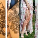 Thigh Henna mehndi tattoo designs