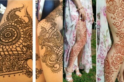 Thigh Henna mehndi tattoo designs